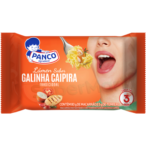 Lamem (Miojo) Galinha Caipira Tradicional 85g Panco