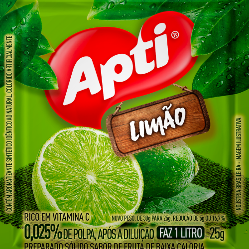 Apti Suco Em Pó Limao 20g