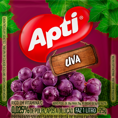 Apti Suco Em Pó Uva 20g - SuperMart.japan