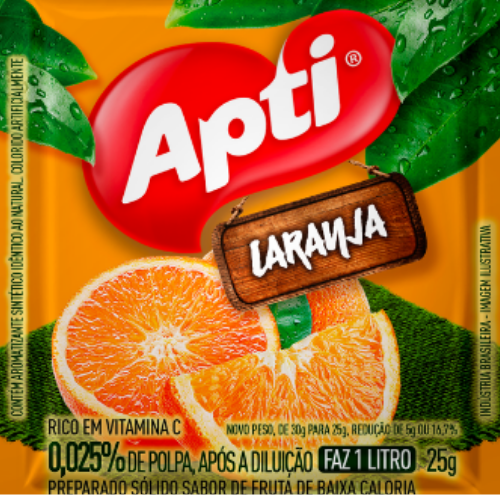 Apti Suco Em Pó Laranja 20g