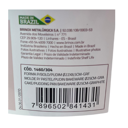 Forma Bolo E Pudim Antiaderente N22