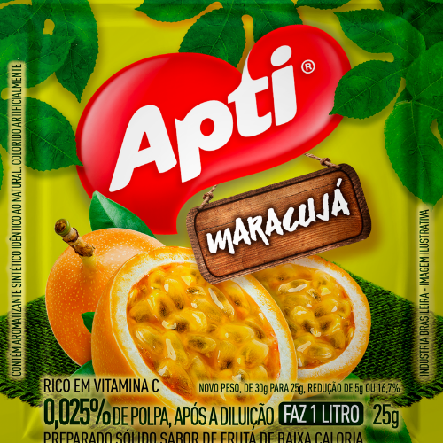 APTI SUCO EM PÓ MARACUJÁ 25g - SuperMart.japan