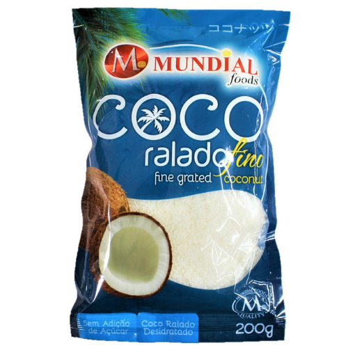 Coco Ralado Fino Mundial Foods 200g