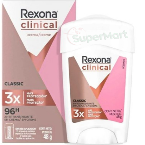 Desodorante Em Bastão Rexona Clinical Fem 58g