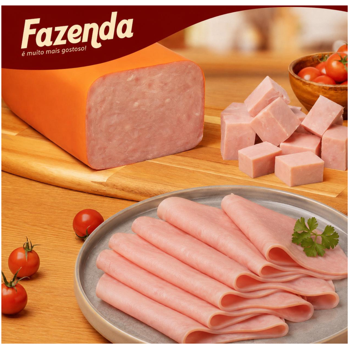 Apresuntado Fatiado (Fazenda) 100g