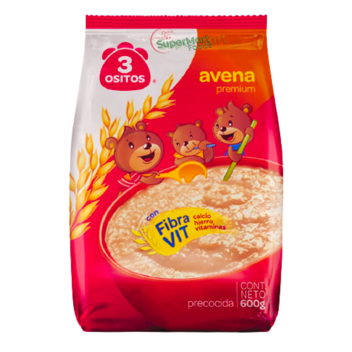 3 PREMIUM OAT BEARS 600g