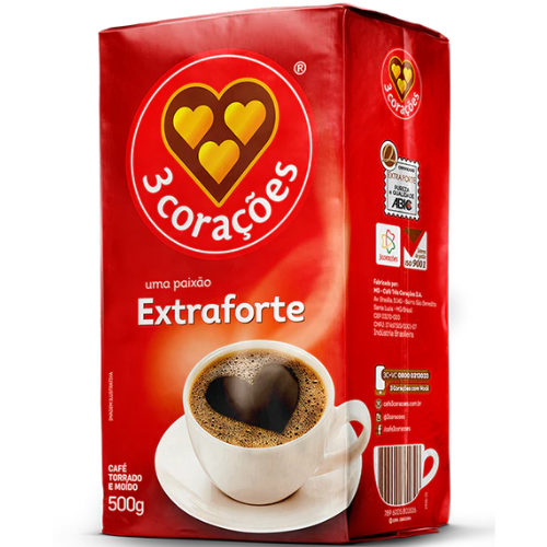 3 CORAÇÕES CAFÉ EXTRAFORTE  500g