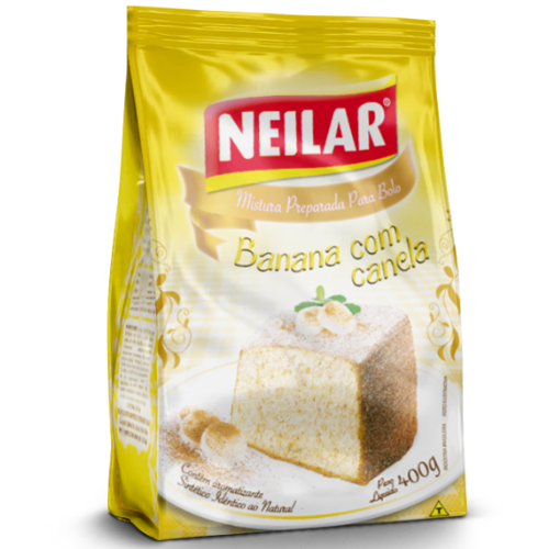 Mistura Para Bolo Banana Com Canela 400g(NEILAR)