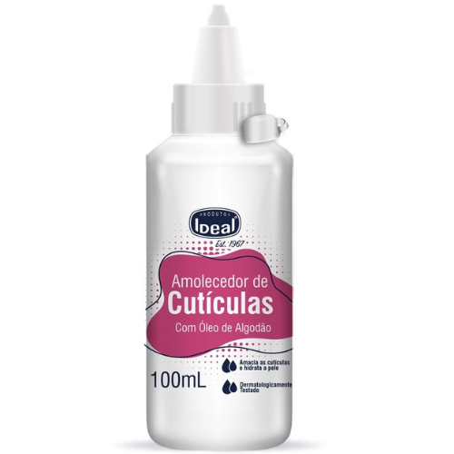 Amolecedor De Cutículas Com Óleo De Algodão 100ml (IDEAL)