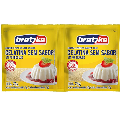 Gelatina Sem Sabor 24g (BRETZKE)