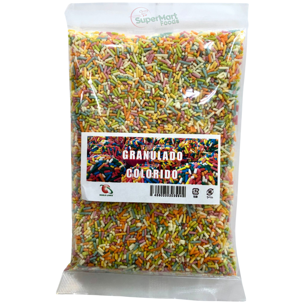 Chocolate Granulado Colorido 200g World Link