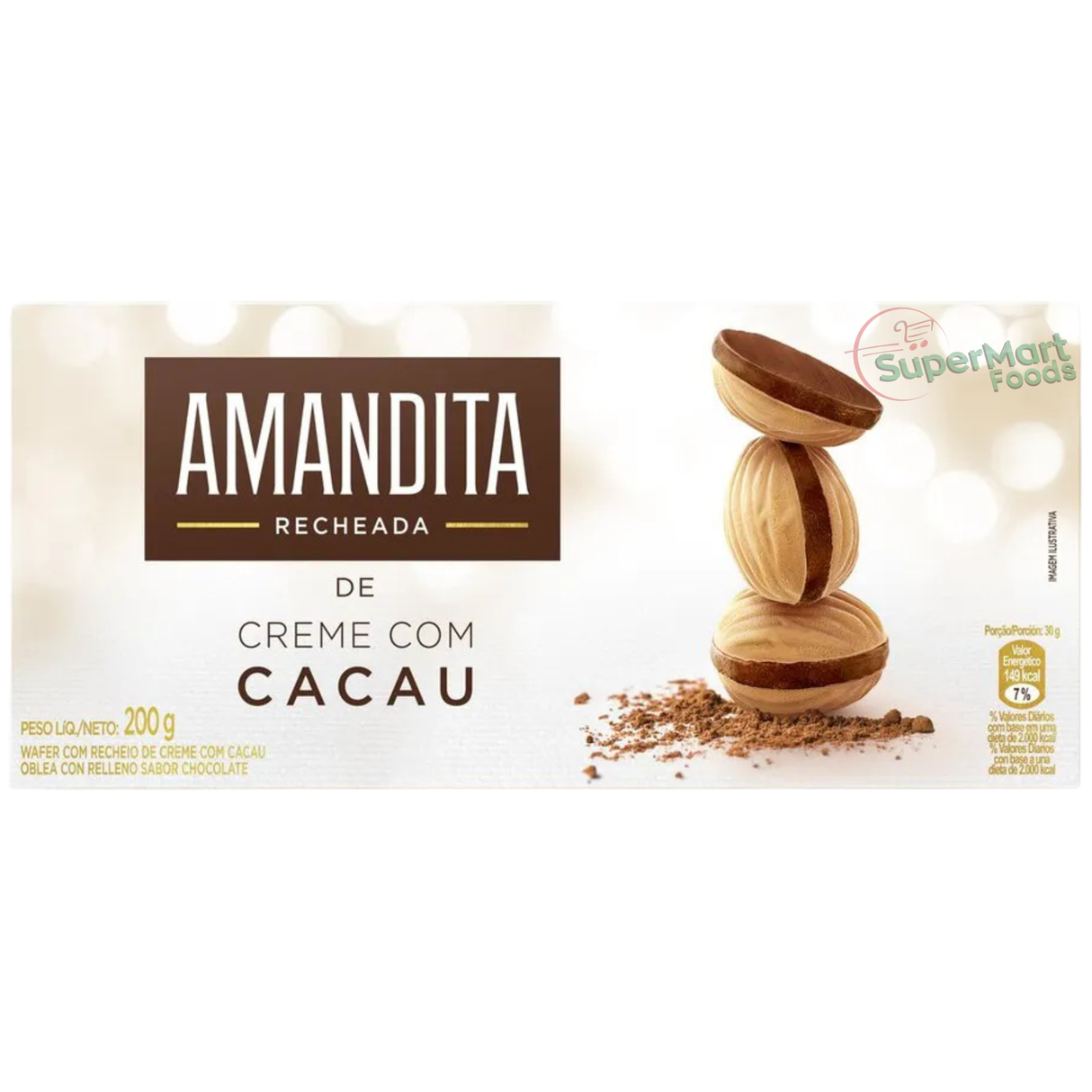 Amandita Filled with Cocoa Cream 200g