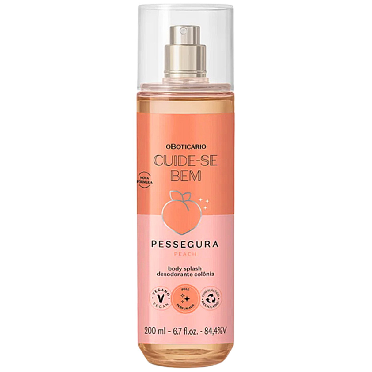 Body Splash Cuide Se Bem Pessegura 200ml Oboticário