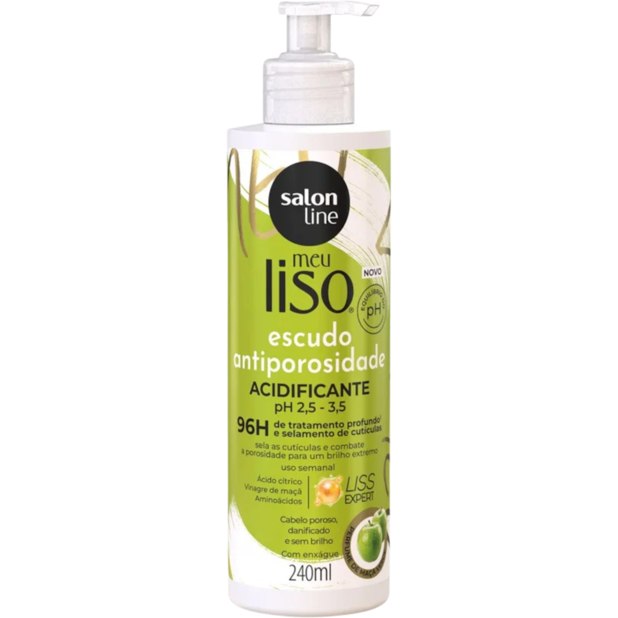 Acidificante Meu Liso Escudo Antiporosidade Salon Line 240ml
