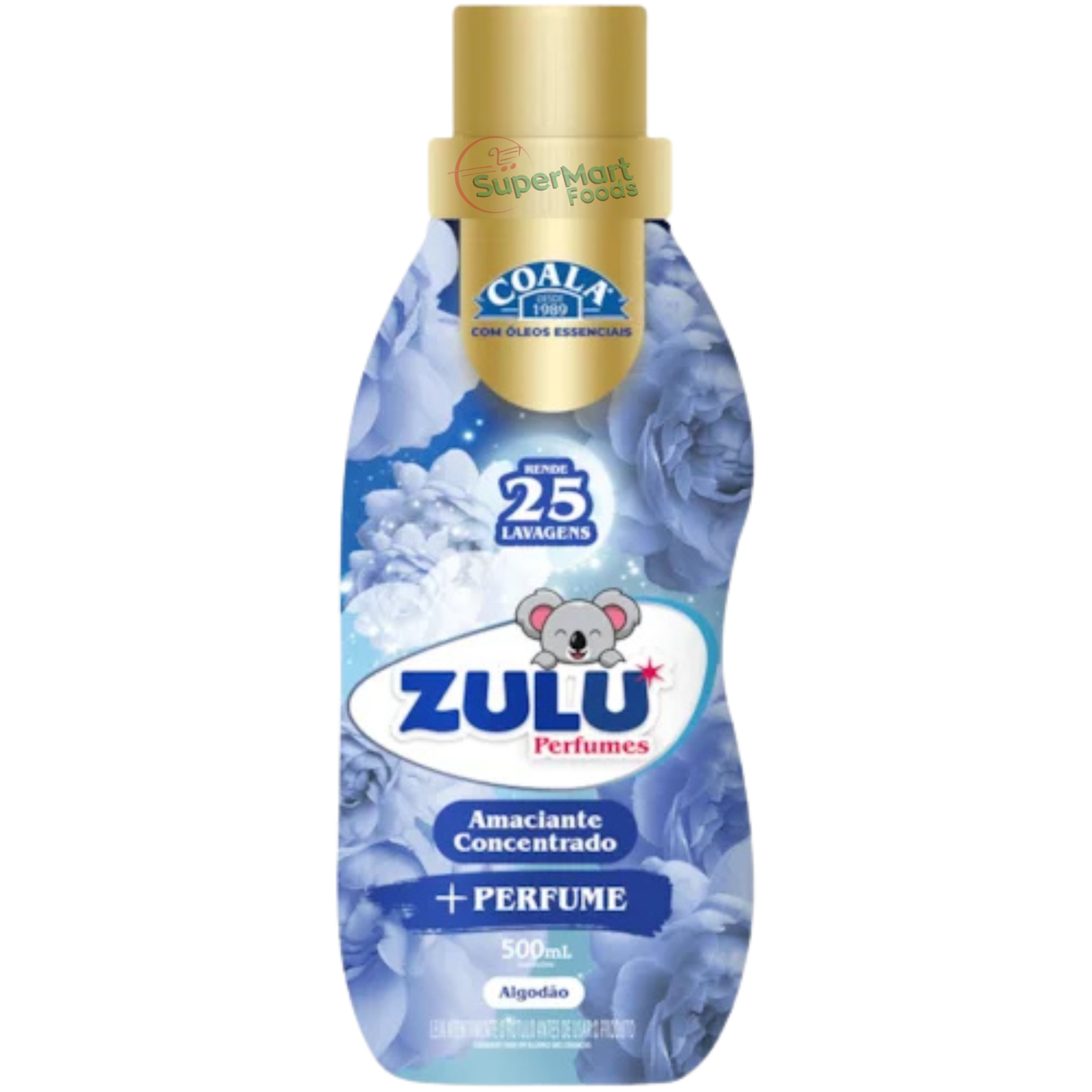 Amaciante Concentrado Perfumado Algodao Zulu (Coala) 500ml