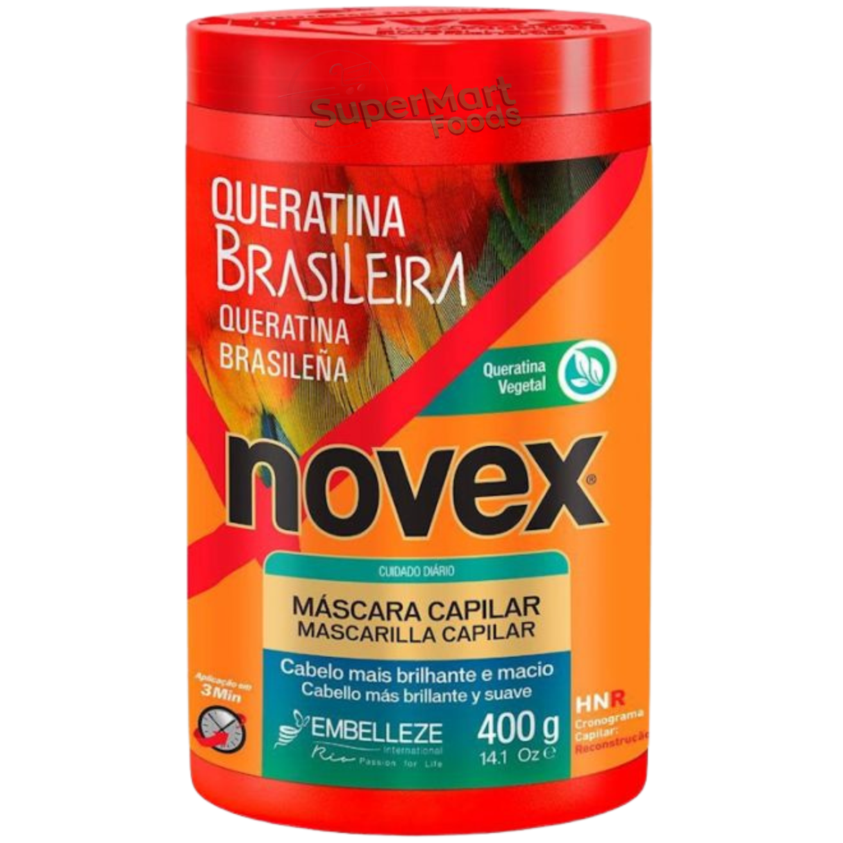 Novex Queratina Creme Tratamento 400g - SuperMart.japan