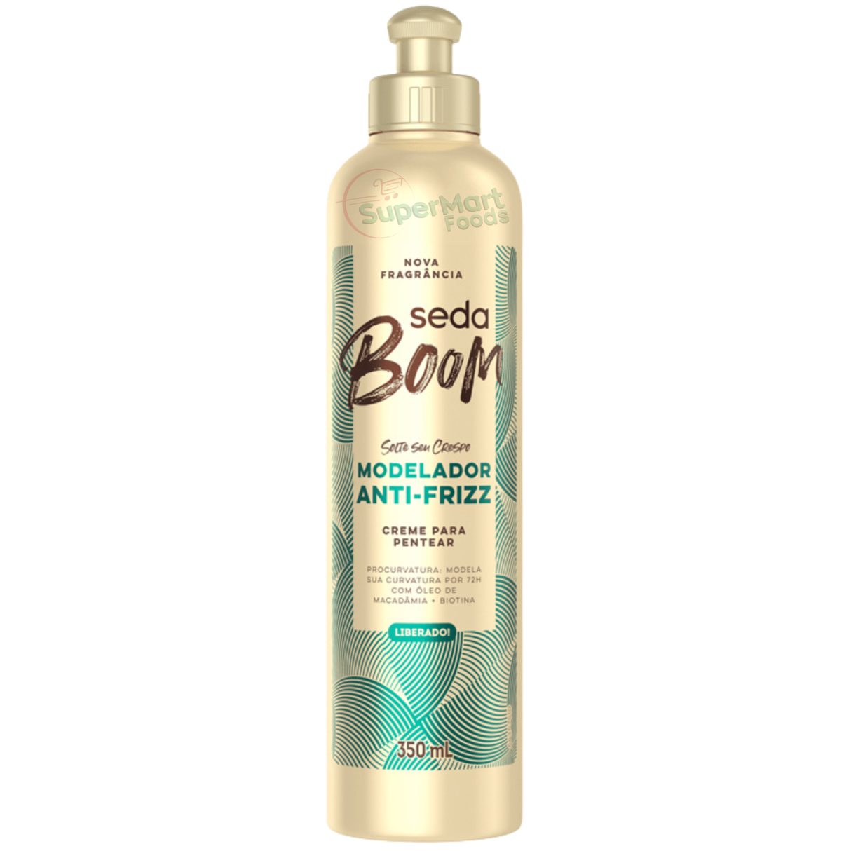 Seda Boom Modelador Anti Frizz Creme Para Pentear 350ml