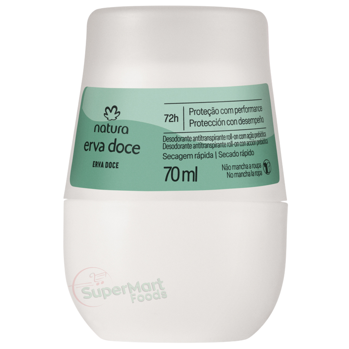 Natura Desodorante Roll On Erva Doce 70ml