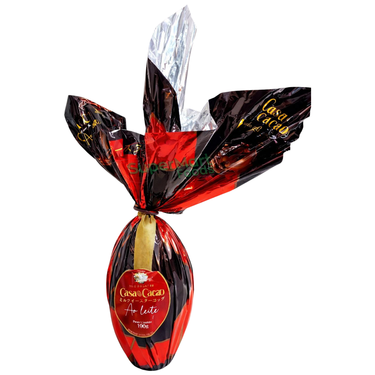 Leia Descricao Ovo De Páscoa Chocolate Ao Leite Casa Cacau 190g