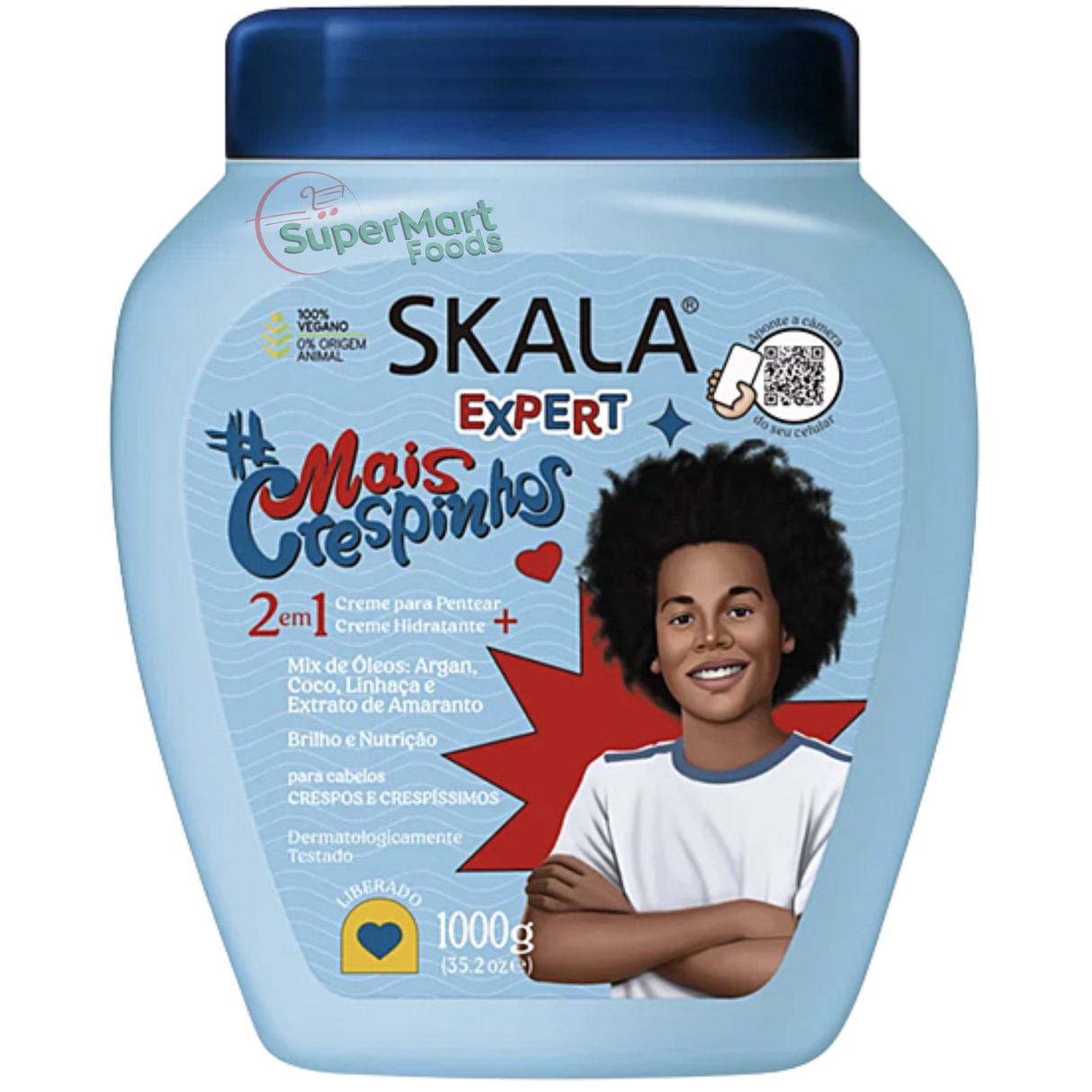 Skala 2 em 1 Creme Tratamento+Leave-in Mais Crespinhos 1kg