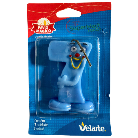 Velarte Vela Karetinha Azul 7 - SuperMart.japan