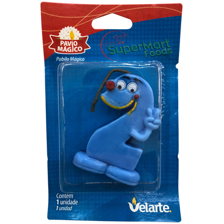 Velarte Vela Karetinha Azul 2 - SuperMart.japan
