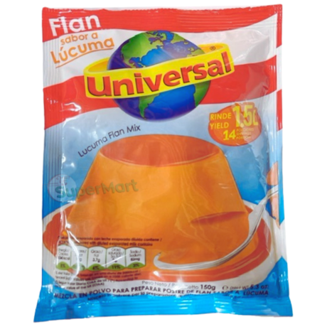 Universal Flan Mix Lúcuma 100g  1,5L - SuperMart.japan
