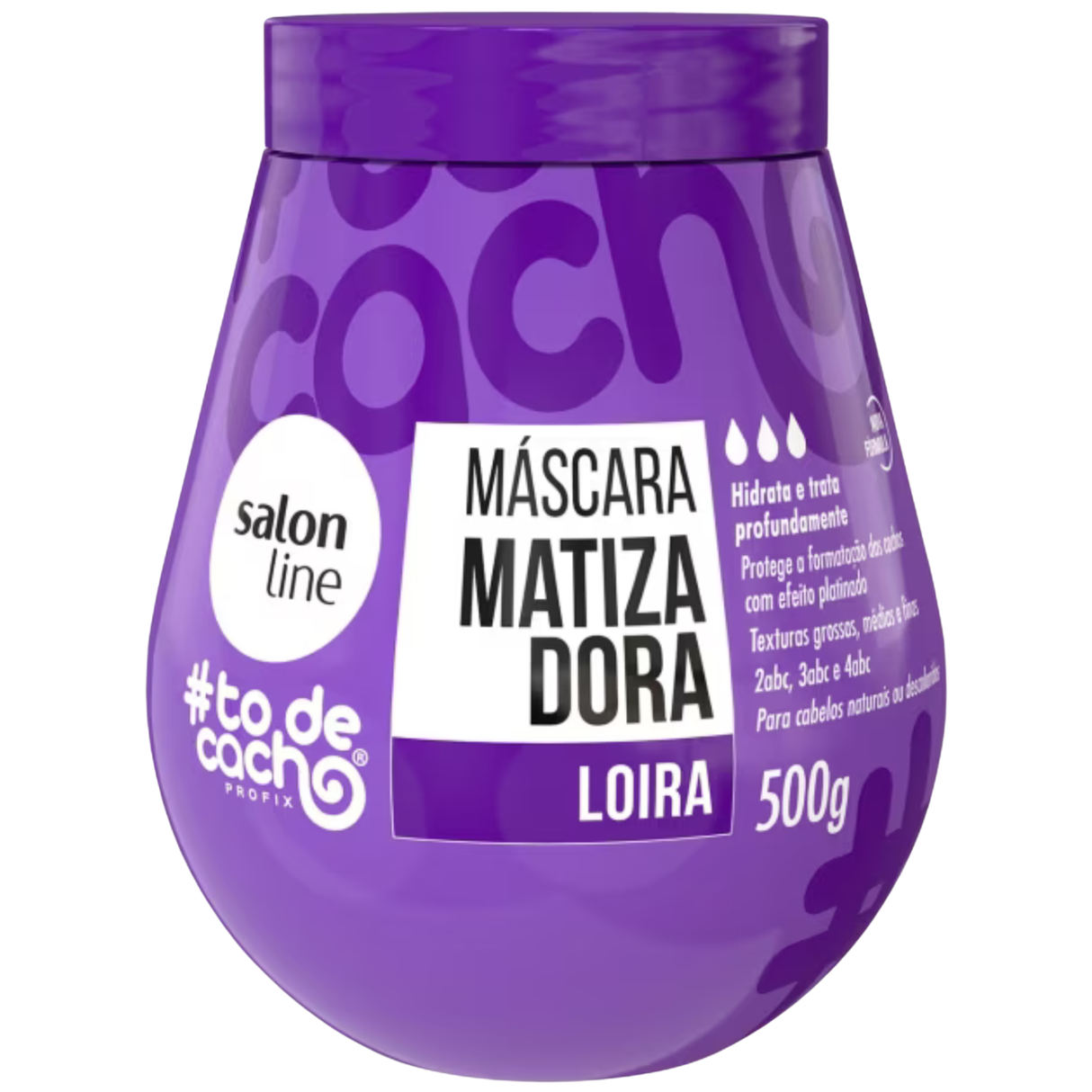 Salon Line #todecacho Toning Hydrating Mask for Blondes, 500g
