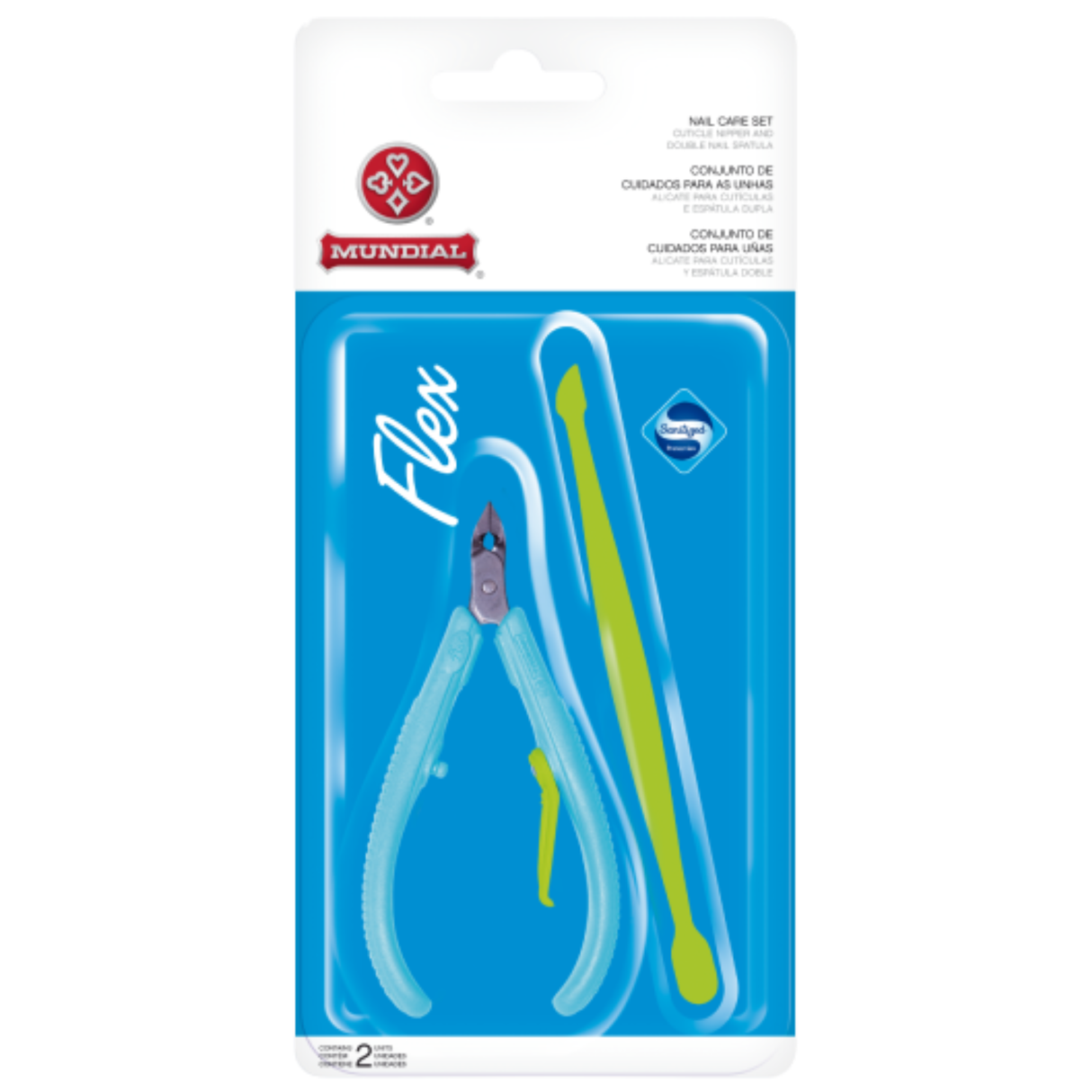 Mundial Flex Kit Manicure Alicate + Espátula