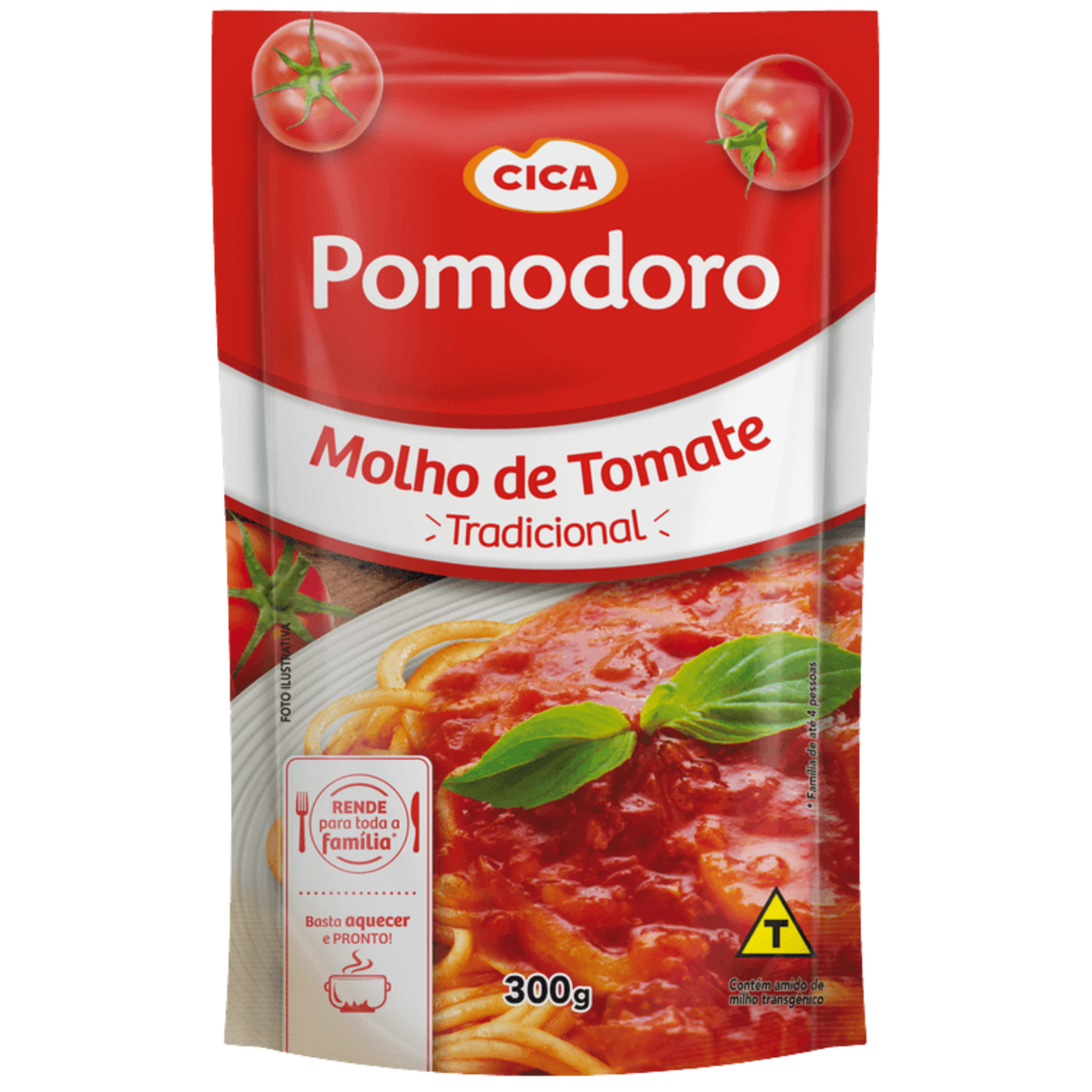 Molho De Tomate Tradicional Cica Pomodoro 300g