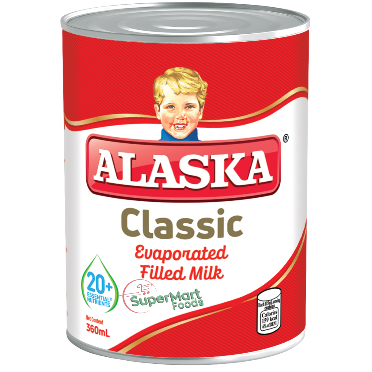 Alaska Classic Evaporated Filled Milk 360ml