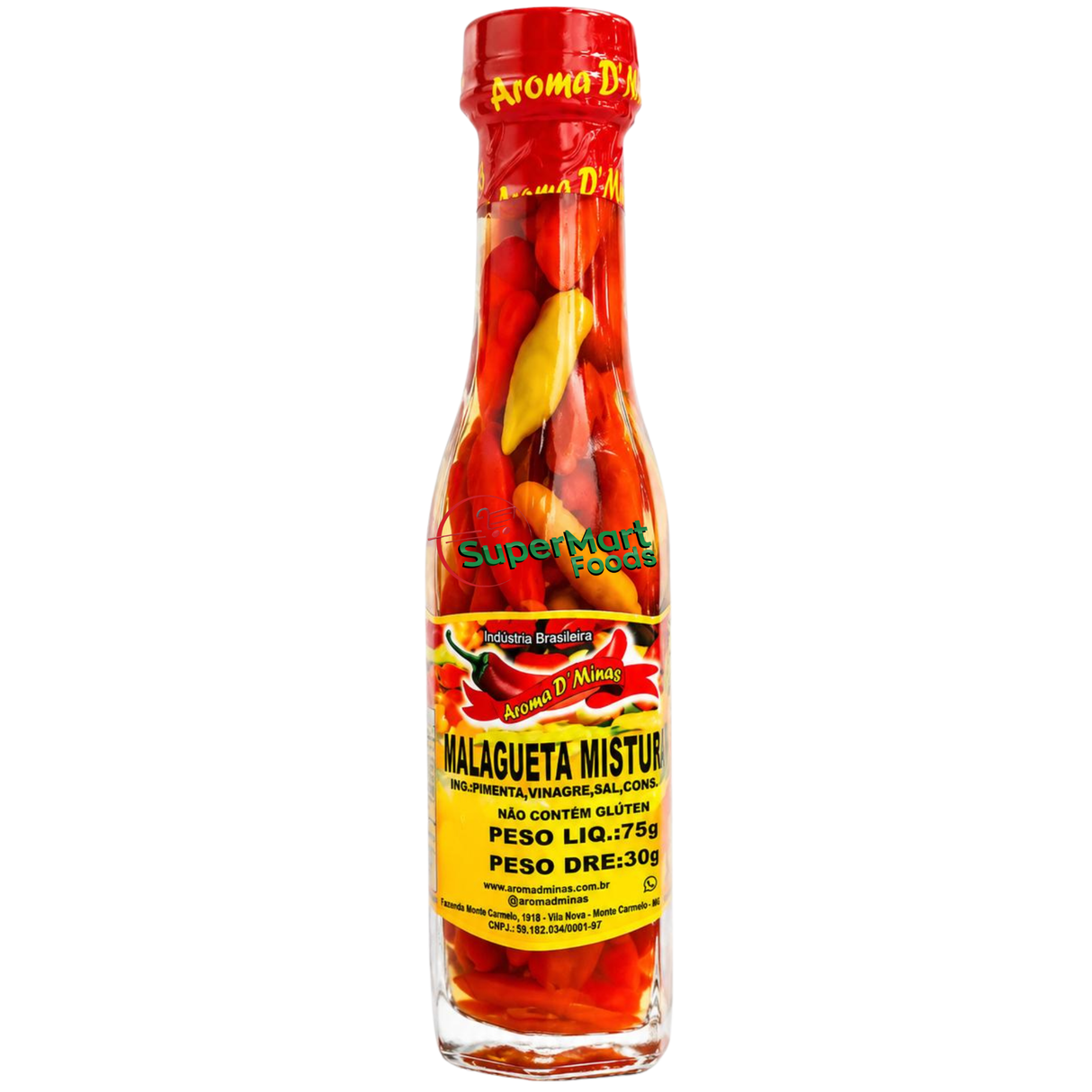 Pimenta Malagueta Misturada 75g (Aroma D`Minas)
