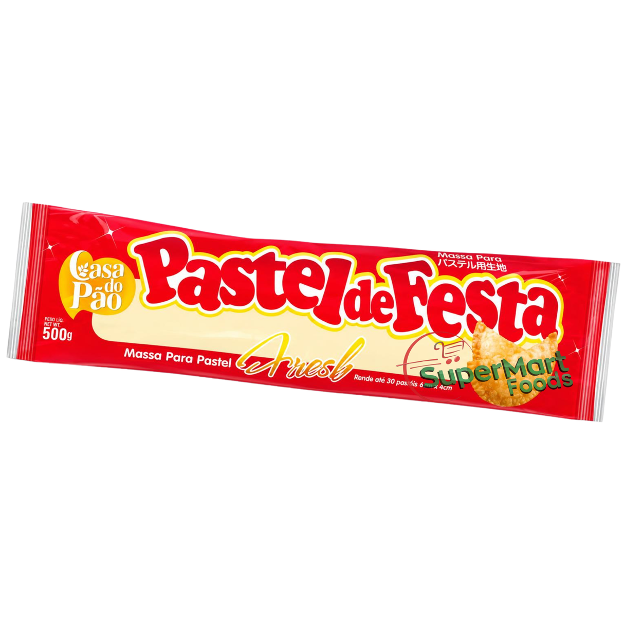 Rolo Massa De Pastel De Festa Casa Do Pao 500g