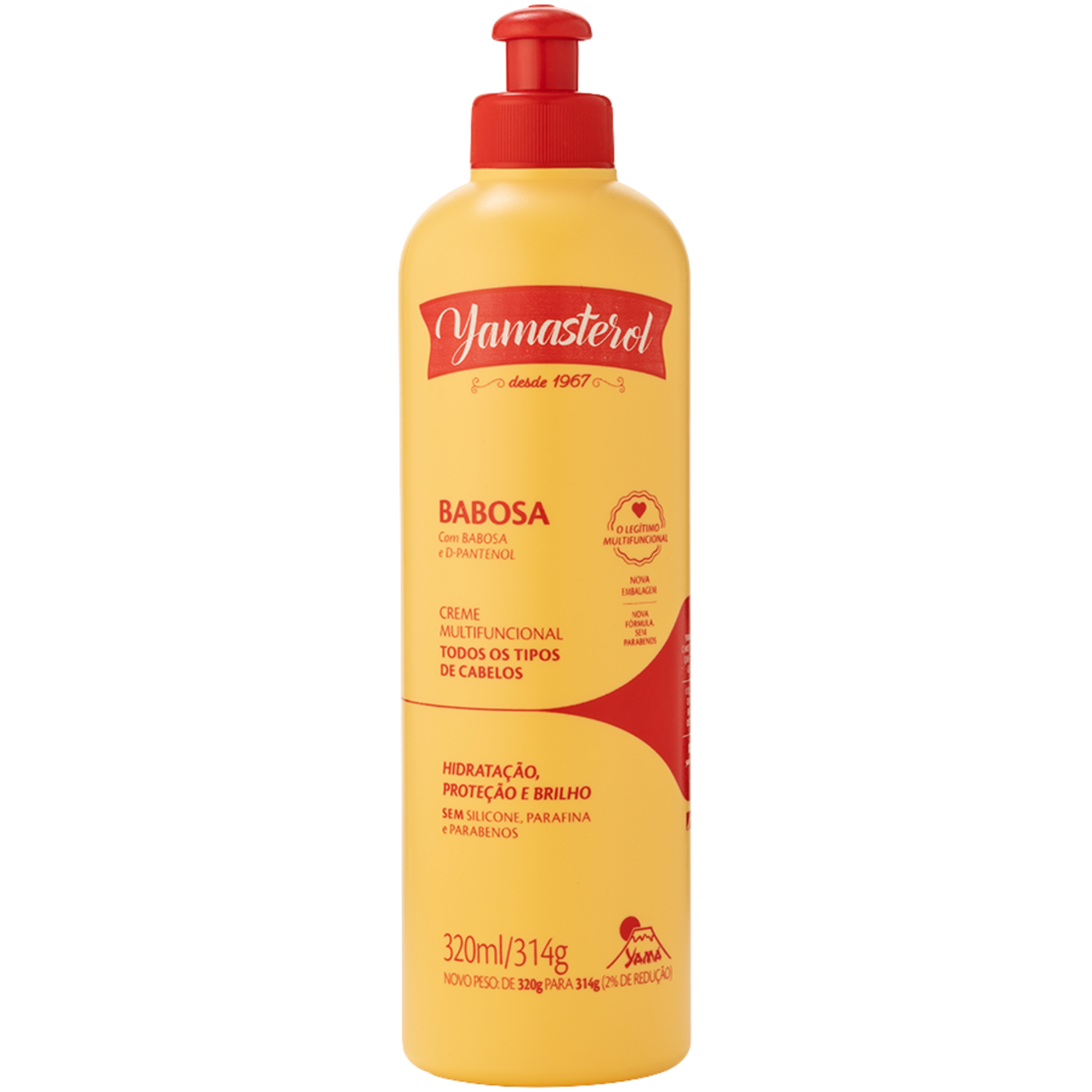 Yamasterol Creme Multifuncional Babosa e D-Pantenol 320g