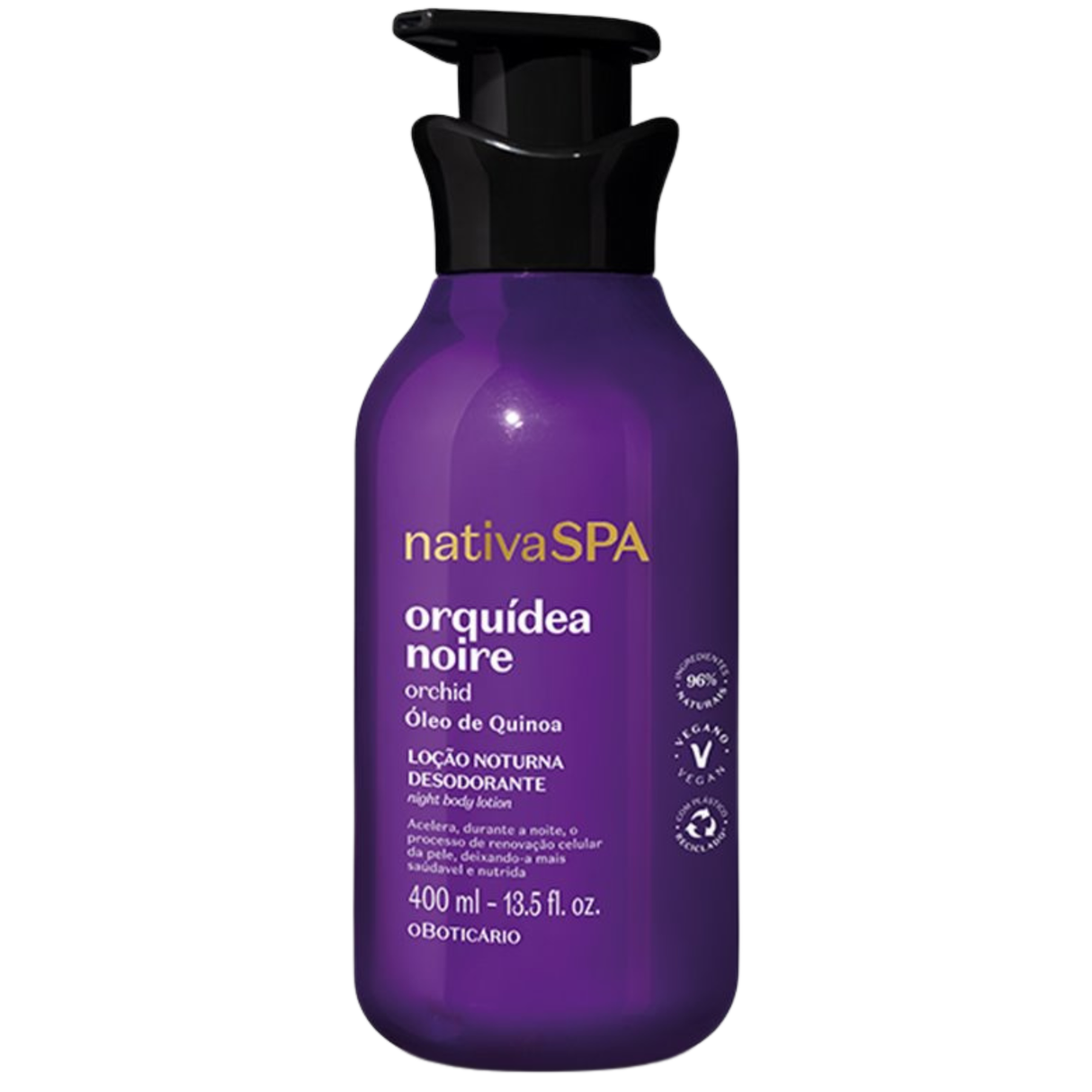 Oboticário Nativa Spa Hidratante Orquídea Noire 400ml