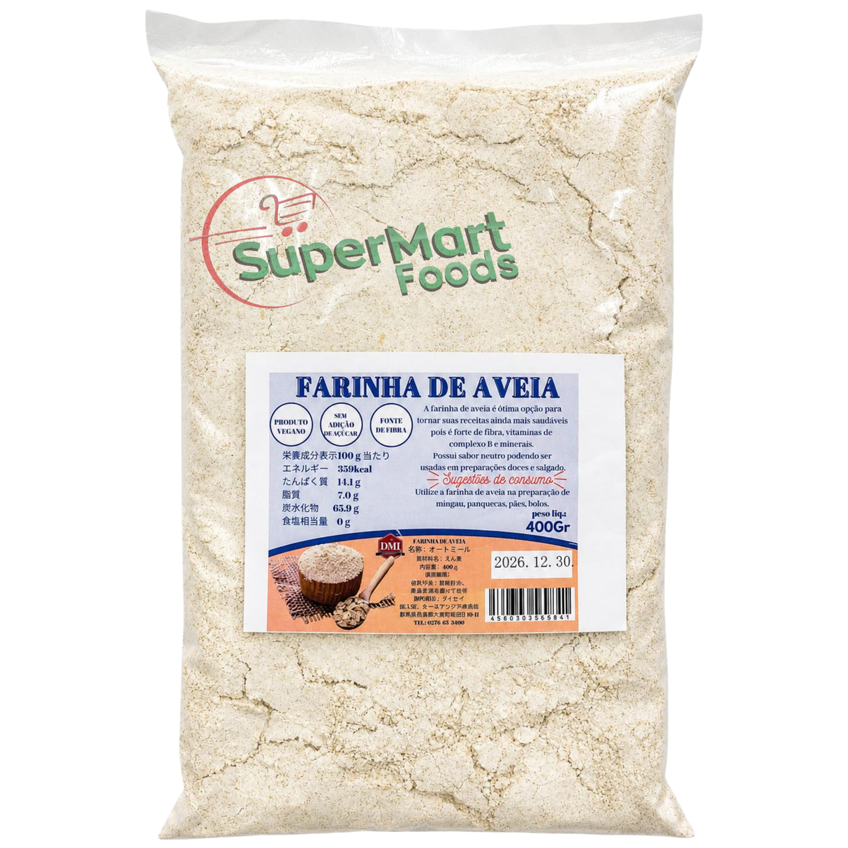 Farinha De Aveia 400g