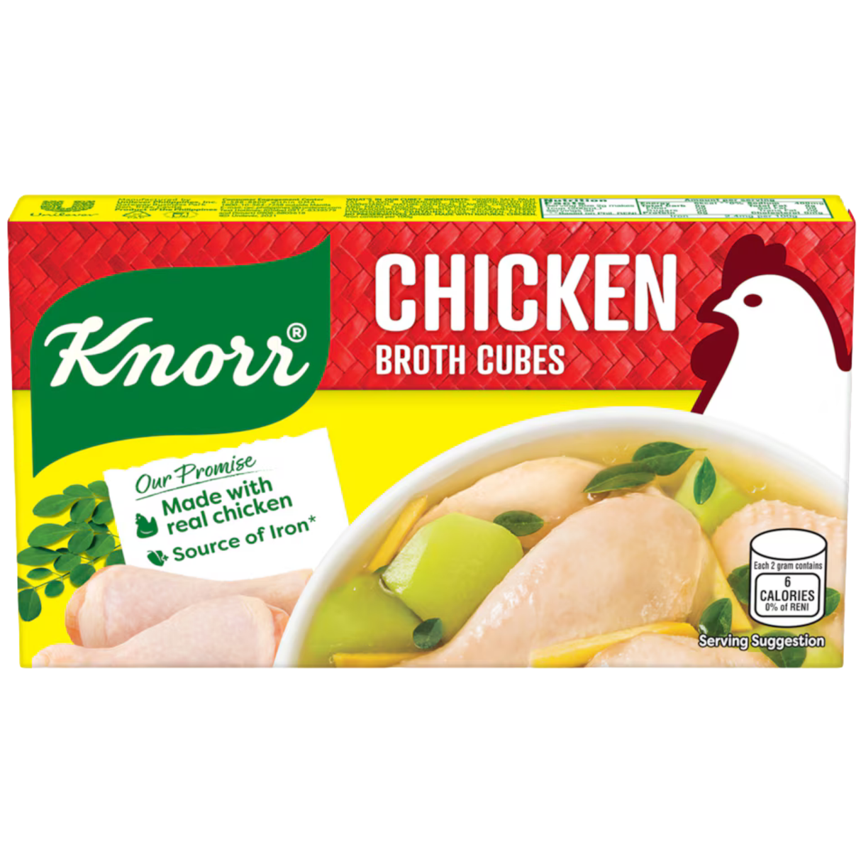 Knorr Chicken Broth Cubes caldo galinha/frango cubo 60g