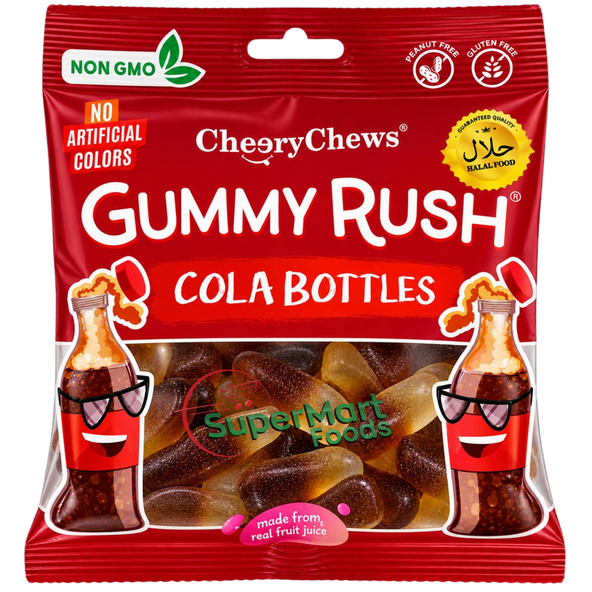 Gummy Rush Cola Bottles 70g
