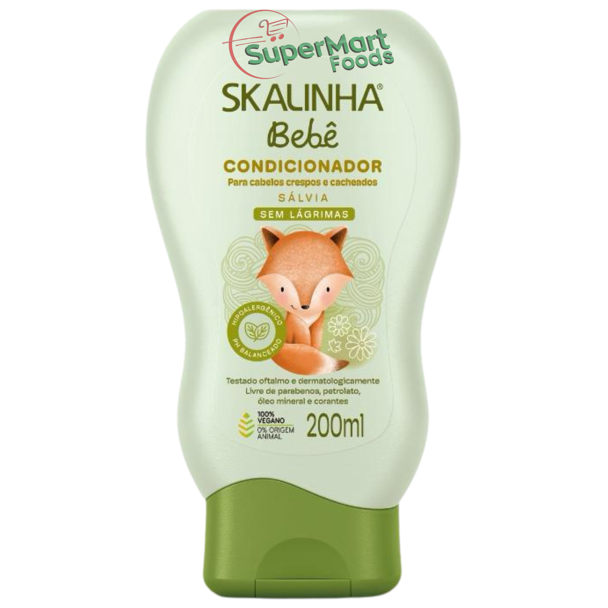 Skalinha Bebe Condicionador Sálvia Crespos e Cacheados 200ml