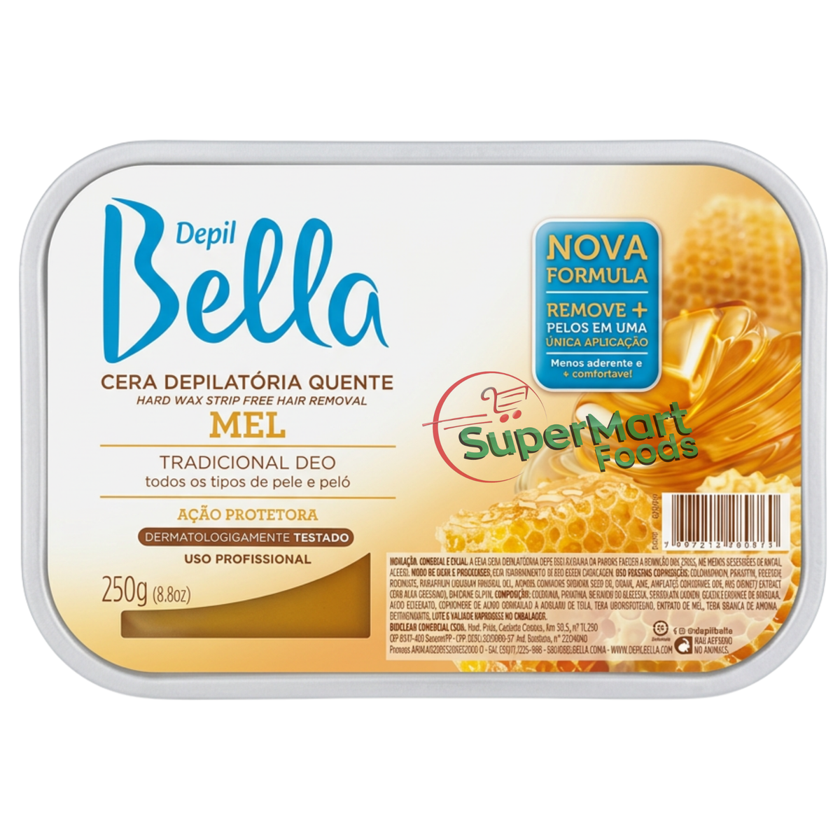Depil Bella Cera Depilatória Quente Mel 250g