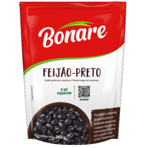 BONARE FEIJÃO PRETO SACHÊ 280g