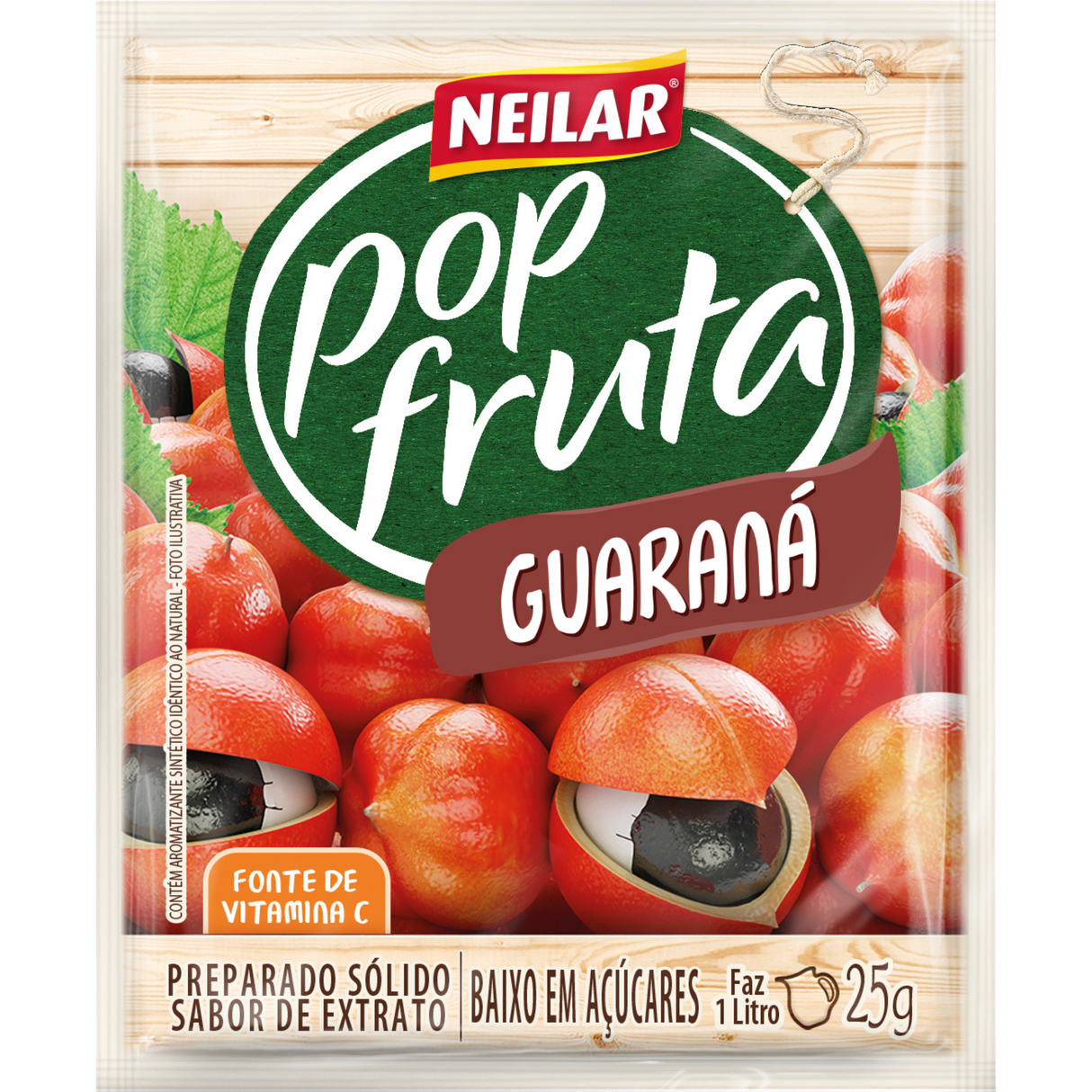 Neilar Pop Fruit Guaraná Flavored Powdered Juice 25g