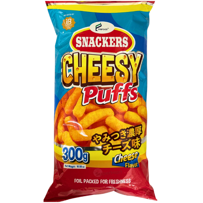 Snackers Cheesy Puffs 300g (Prifood) – SuperMart.japan