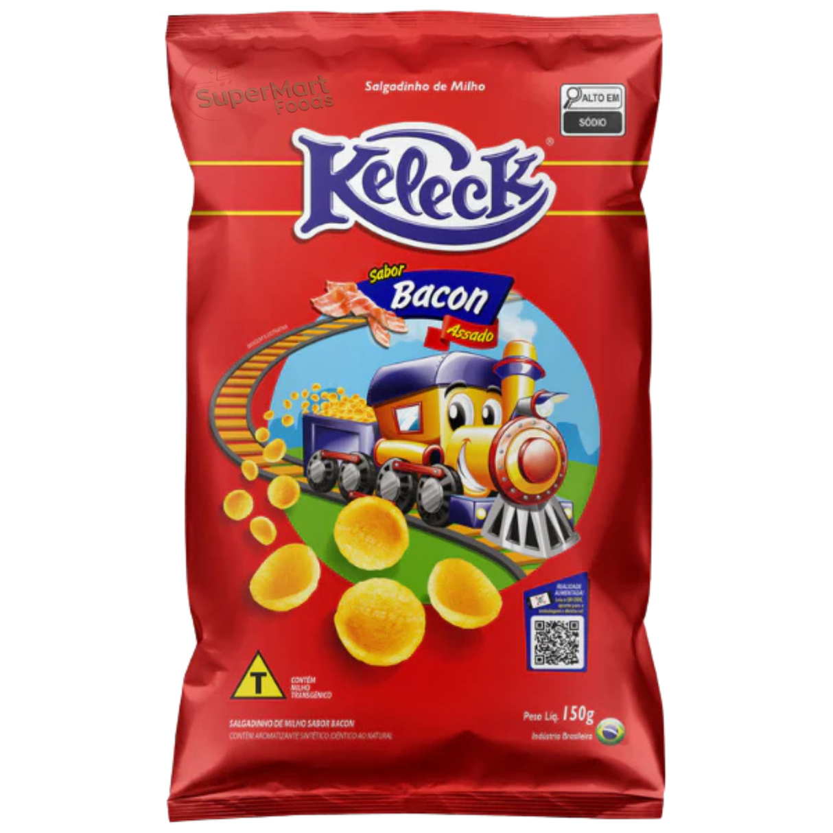 Val.24/12/2025 Keleck Salgadinho Sabor Bacon 51g