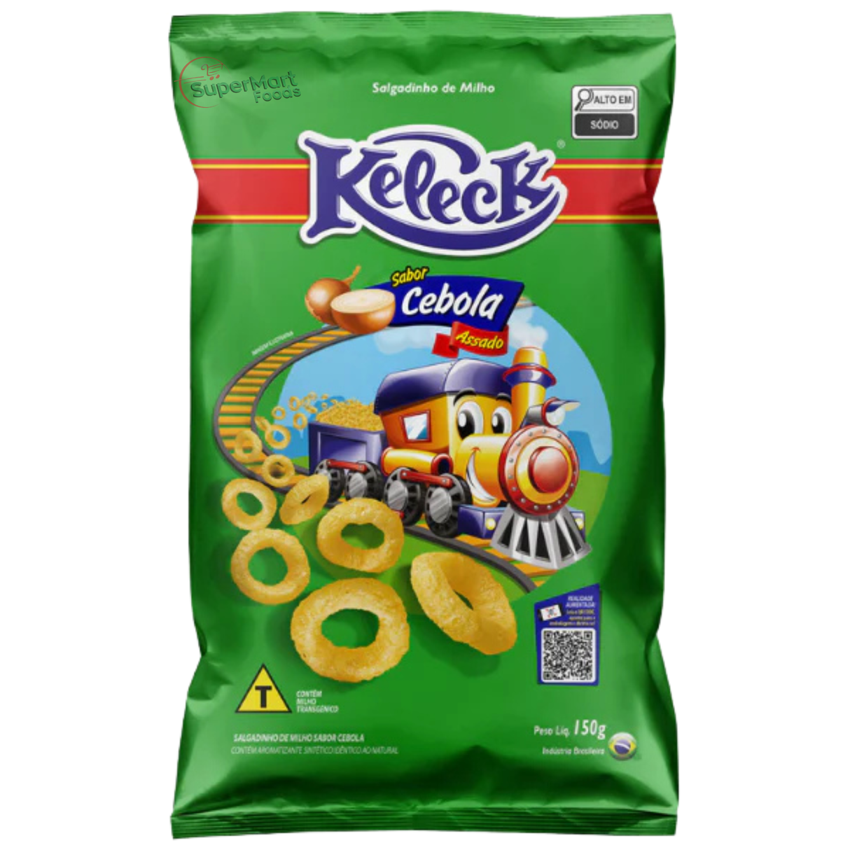 Val.22/12/2025 Keleck Salgadinho Sabor Cebola 51g