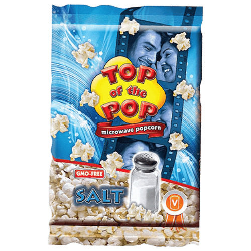 Pipoca De microondas Top of the Pop Microwave Popcorn Salt -Kitano 100g