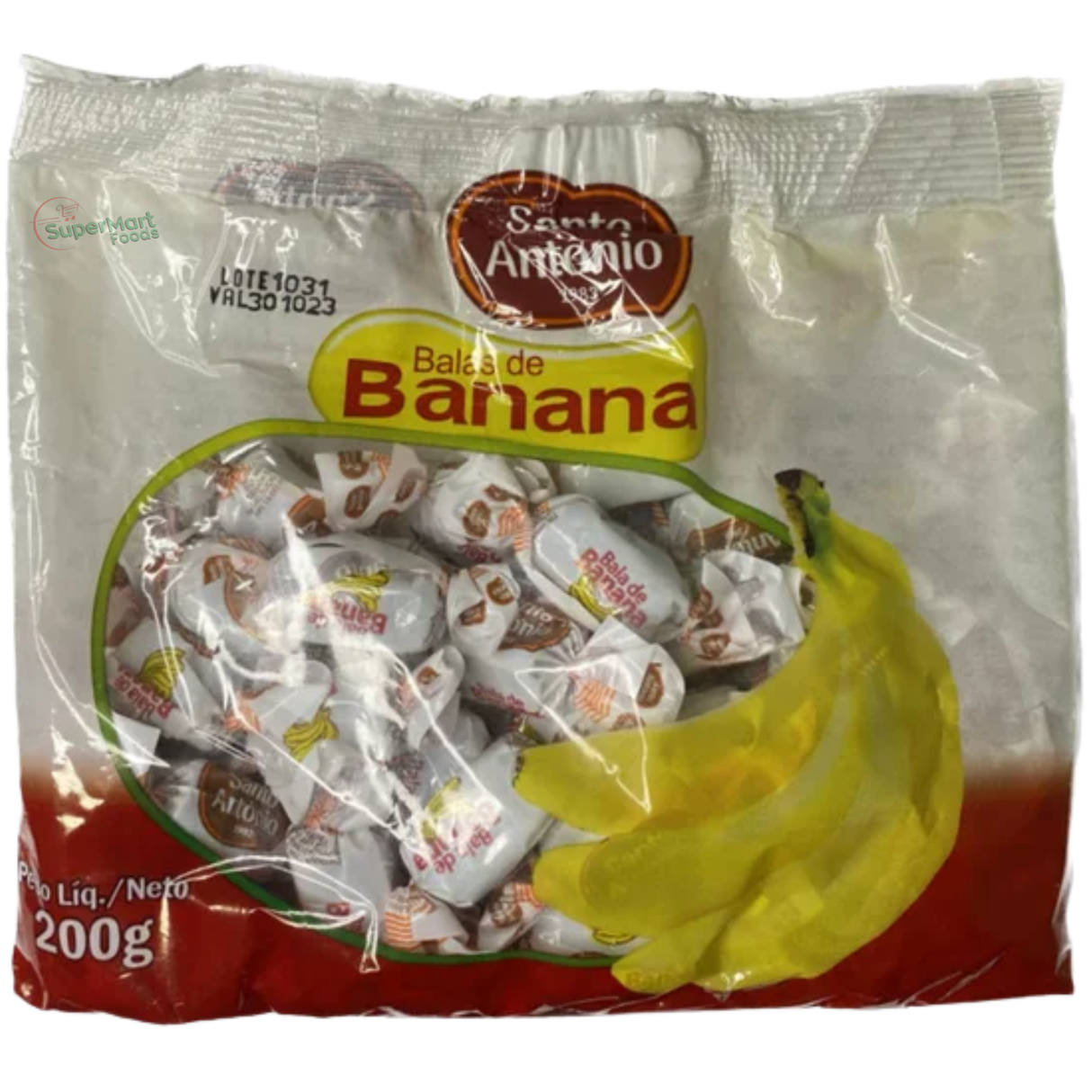 Val.2025/11/25 Balas De Banana (Santo Antonio) 200g