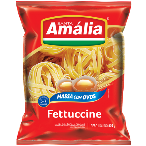 MACARRÂO FETTUCCINE OVOS NINHO 3 500g (santa amàlia)