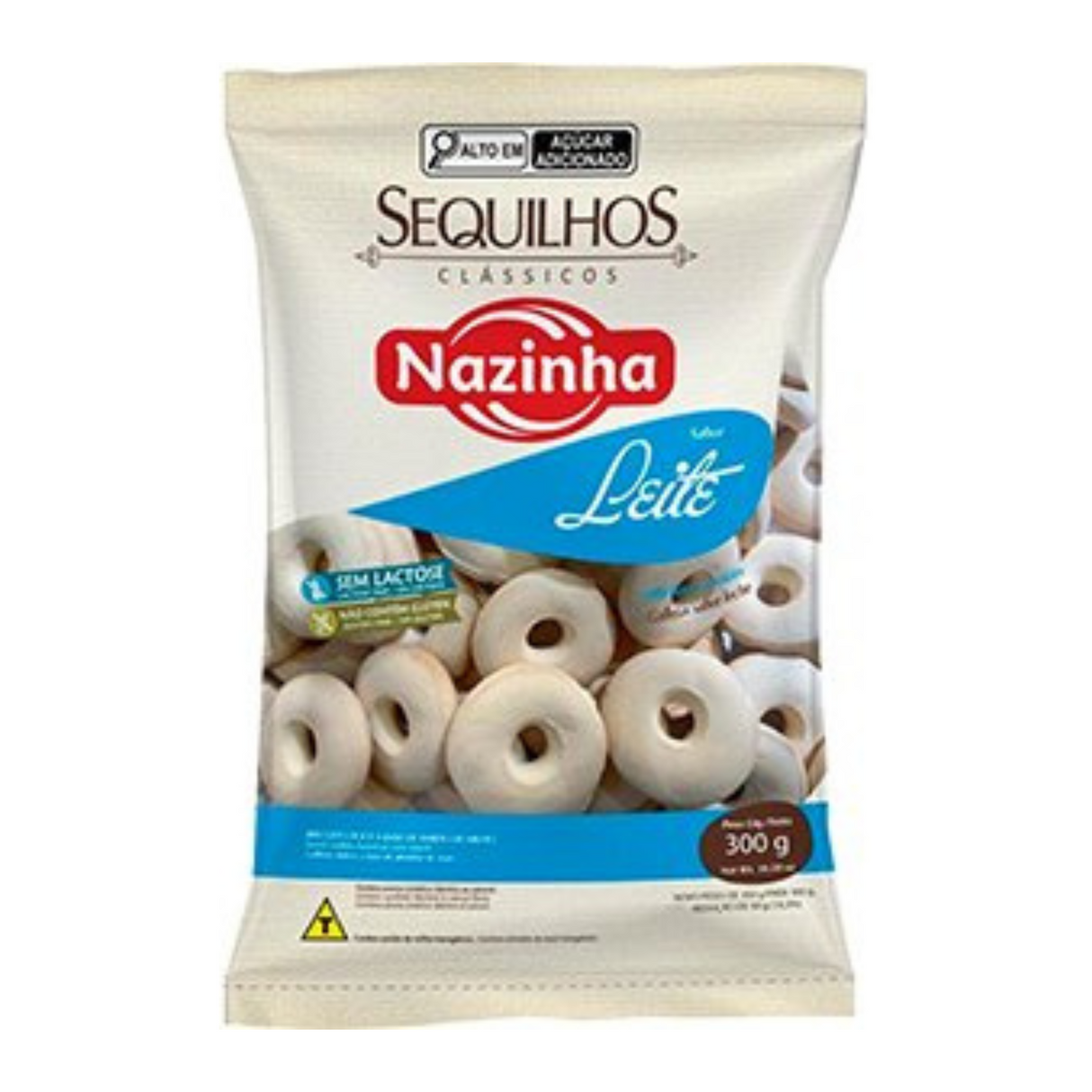 Sequilhos Sabor Leite 100g (NAZINHA)