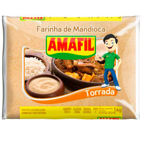 AMAFIL FARINHA DE MANDIOCA TORRADA 1Kg